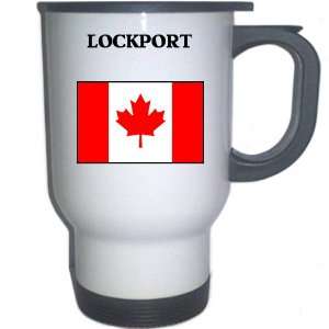  Canada   LOCKPORT White Stainless Steel Mug Everything 