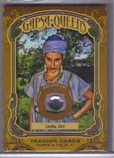 2011 gypsy queen LEVITIA KARS jewel card SP cs hit RARE  
