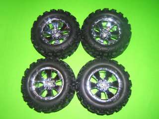 NEW REDCAT EARTHQUAKE 3.5 COMPLETE SET WHEELS / TIRES  