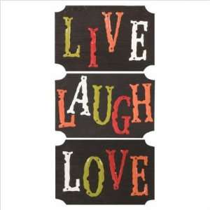  Live Laugh Love Wall Plaque