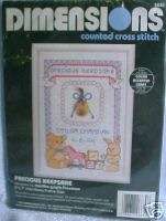 Dimensions Precious Keepsake Birth Recd. X stitch  