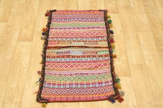 Unique Tribal Kilim Kelim Saddle Bag Hand Weaving Wool Persian Rug 