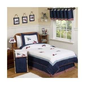   Full / Queen Comforter Set   Boys Airplane Bedding