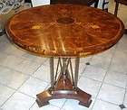 Theodore Alexander Round Mahogany Hall Table
