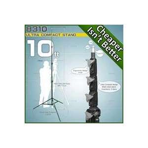  Linco 10 Foot Senior Compact Steel Light Stand, Black 