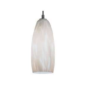   /White Frit Contemporary / Modern Pendant Light from the Cigar Colle
