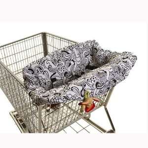  Licorice Swirl Grocery Cart/high Chair Cover Baby