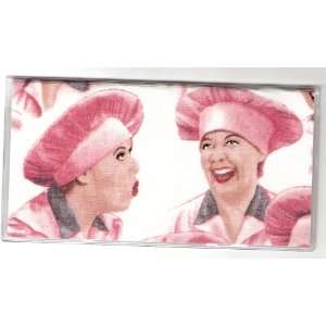   Cover Made with I Love Lucy Chocolate Factory Fabric 