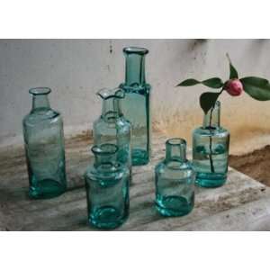  Recycled Glass Bottle Set of 6