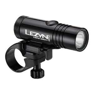  Lezyne Mini Drive LED Headlight   Black/Hi Gloss Sports 