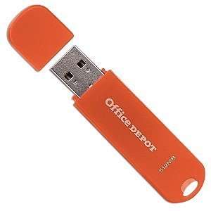 Lexar 512MB USB Flash Drive (Orange) Electronics