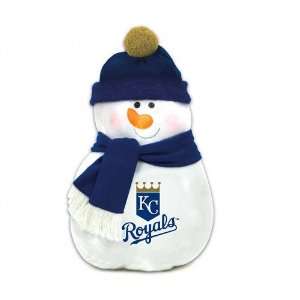 Kansas City Royals Snowman Pillow 