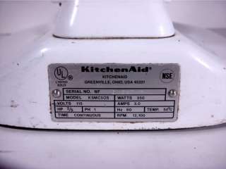 KitchenAid KSMC50S Commercial 350W Stand Mixer Hobart  