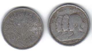 This is a trio of Vietnam circulated 1953 coins