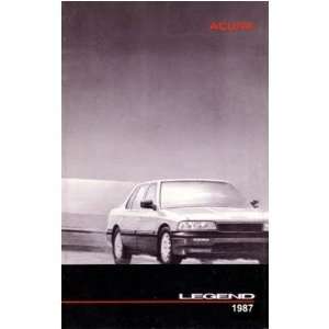    1987 ACURA LEGEND SEDAN Owners Manual User Guide Automotive