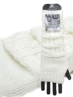   WARMERS, FASHIONABLE KNIT FINGERLESS GLOVES MITTENS   4 COLORS  