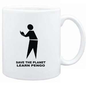   Mug White  save the planet learn Pengo  Languages