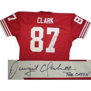  Dwight Clark Signed Jersey   Authentic 