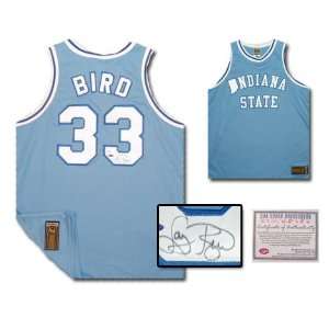  Larry Bird Indiana State Sycamores NCAA Hand Signed 