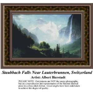  Staubbach Falls Near Lauterbrunnen Switzerland, Counted 