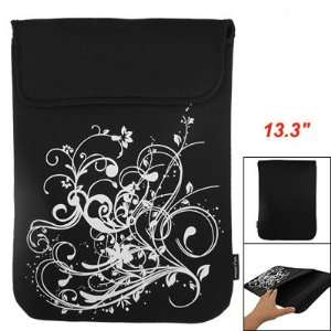   Vertical Soft Black Sleeve Carrying Bag for 13.3 Screen Laptop