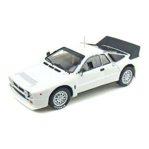  Lancia Rally 037 1/18 White Toys & Games