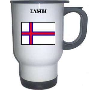  Faroe Islands   LAMBI White Stainless Steel Mug 
