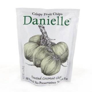 Danielle Crispy Fruit Chips, Roasted Coconut, 2 Ounce Bags (Pack of 6)