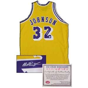 Magic Johnson Autographed/Hand Signed Authentic Style Los Angeles 