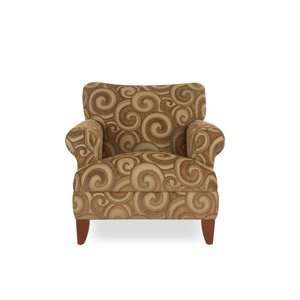  Klaussner Simone Chair in Whirlwind Walnut
