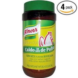 Knorr Bouillon Bouillon, Chicken, 15.90 Ounce (Pack of 4)