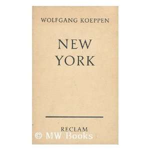  New York Wolfgang Koeppen Books