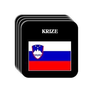  Slovenia   KRIZE Set of 4 Mini Mousepad Coasters 