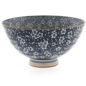 Kotobuki Blue Floral Rice Bowl, 8 oz. 