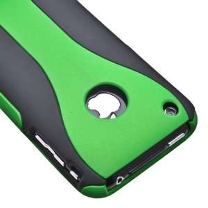  ECGADGETS Green 3 Piece Snap On Hard Case Cover For AT&T 