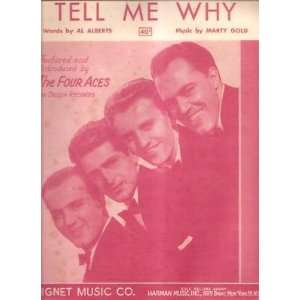  Sheet Music Tell Me Why The Four Aces 135 