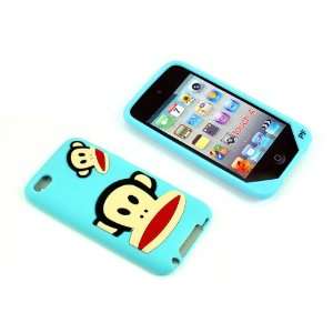 Smile Case Monkey Style Blue Silicone Full Cover Case for iPod Touch 4 