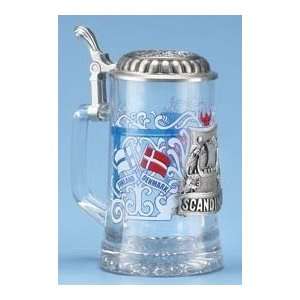  Scandinavia Glass German Beer Stein