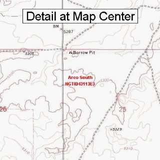   Topographic Quadrangle Map   Arco South, Idaho (Folded/Waterproof
