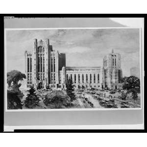  Detroit,Michigan,new Masonic Temple,Wayne Co.,c1922,MI 
