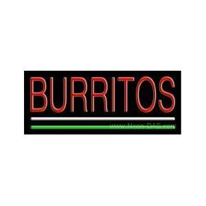  Burritos Outdoor Neon Sign 13 x 32