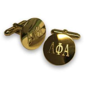  Alpha Phi Alpha Round Cufflinks 