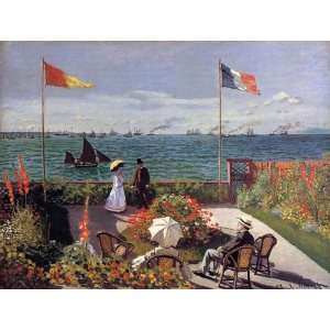 Oil Painting Reproductions, Art Reproductions, Claude Monet, Terrace 