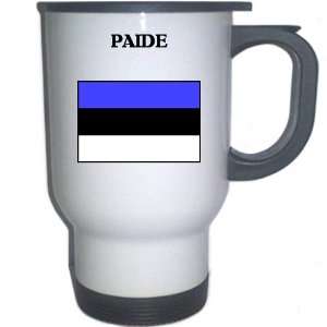  Estonia   PAIDE White Stainless Steel Mug Everything 