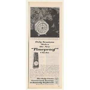  1964 Sessions Octagon Renaissance Timeproof Clocks Print 