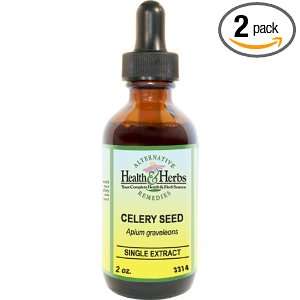  Health & Herbs Remedies Celery Seed, 1 Ounce Bottle (Pack of 2