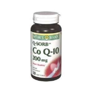  Natures Bounty Q Sorb Coenzyme Q 10 Softgels 200mg 30 