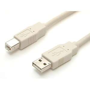   USB Cable Beige With The A B Male To Male Type Connection Electronics