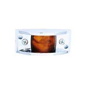 Peterson Manufacturing Chrome/Amber Clearance/Side Marker Light