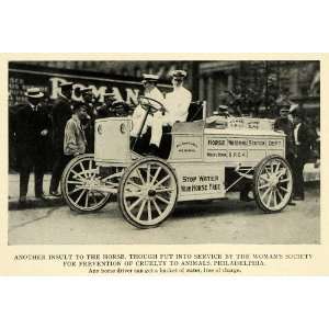  1911 Print Woman Society Free Horse Watering Station PA 